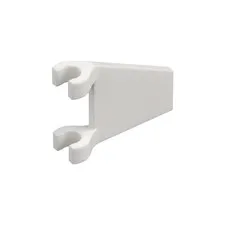 LEGO 30x White Flag 2 x 2 Trapezoid with Flat Edge inv.598