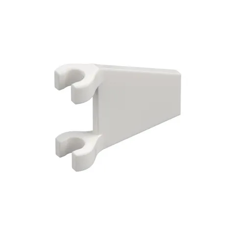LEGO 30x White Flag 2 x 2 Trapezoid with Flat Edge inv.598