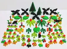 LEGO Trees Plants Flowers Greenery Scenery Bulk Lot Parts Pieces Mix W/ Pine HTF