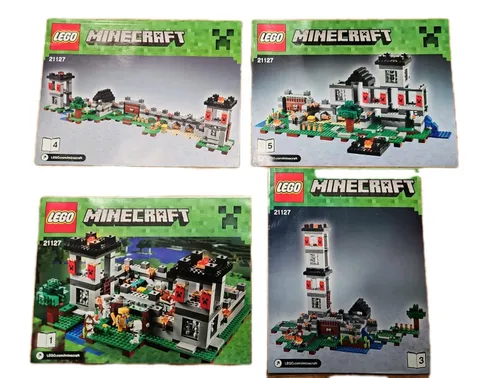 Lot Of 12 LEGO MINECRAFT Instruction Manuals - No Brick Pieces