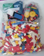 Lot of 11 Lbs of Lego Bricks, including Bases and Wheels