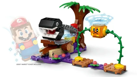 LEGO Super Mario Chain Chomp Jungle Encounter 71381 Complete Retired Set