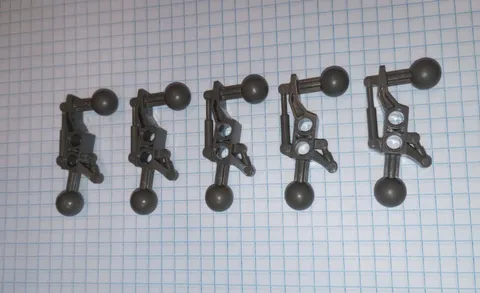 5 Dark Gray Lego 32173 Star Wars Mindstorms Bionicle  5 pcs leg arm Technic ball