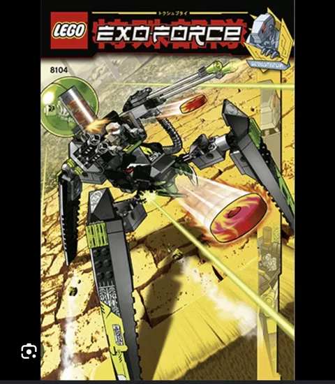 LEGO Exo-Force: Shadow Crawler (8104) 100% Complete