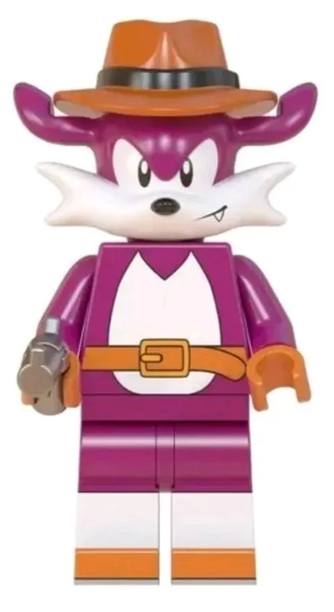 Sonic The Hedgehog  Game Character Nack The Weasel  Sega Genuine Custom Lego 