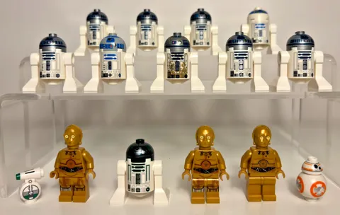 LEGO Star Wars Minifigure Lot x15 – R2-D2, BB-8, C-3PO, Astromechs Bundle