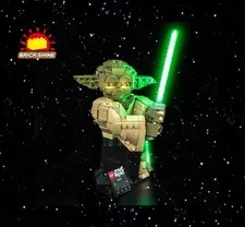 Brick Shine - GC Light kit for Lego Yoda Bust 75438 (NEW)
