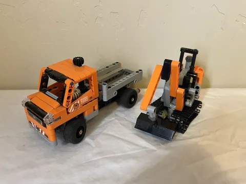 42060 LEGO Technic Roadwork Crew Retired Set (Missing Trailer)