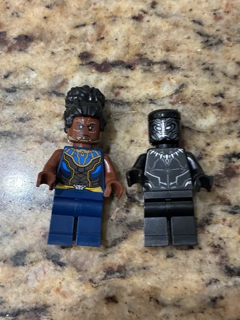 LEGO Marvel Black Panther And Shuri Minifigures