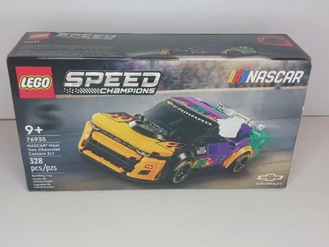 LEGO Speed Champions NASCAR Next Gen Chevy Camaro 76935 New Sealed Box Wear
