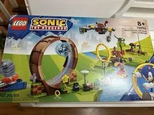 LEGO 76994 Sonic Green Hill Zone Loop Challenge Set 802pcs 8+ App-Controlled