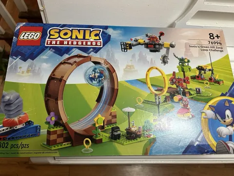 LEGO 76994 Sonic Green Hill Zone Loop Challenge Set 802pcs 8+ App-Controlled