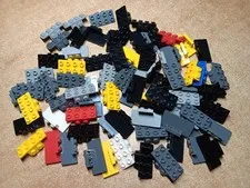 LEGO BULK LOT OF 76 BRACKETS 1X2-2X4 #93274 MIXED COLORS