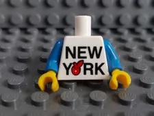 Lego - I Love New York Minifigure Torso - Brand New