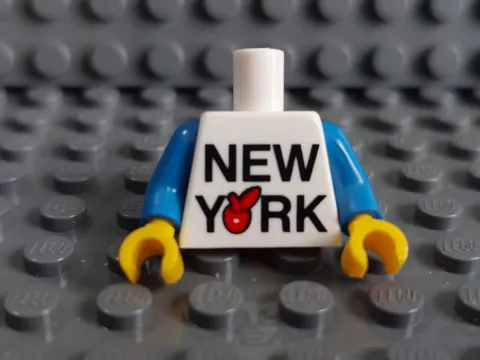 Lego - I Love New York Minifigure Torso - Brand New