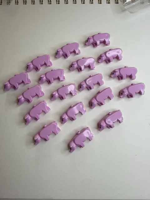Lego Animal Pigs Bright Pink Lot Of 18