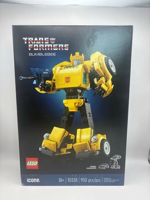 LEGO Icons Transformers 10338 Bumblebee Converts 950 pcs Age 18+ Box