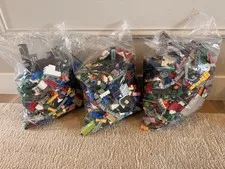 LEGO Bulk Lot 3 pound Bags, 3 total bags of parts and pieces