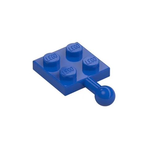 LEGO 35x Blue Plate, Modified 2 x 2 with Tow Ball inv.616