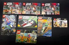 Lego Manual Lot Spider-Man (1376)- Star Wars Instructions Only Varying condition