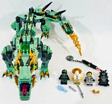 The LEGO Ninjago Movie: Green Ninja Mech Dragon (70612) Missing 1- 1/2 Figures