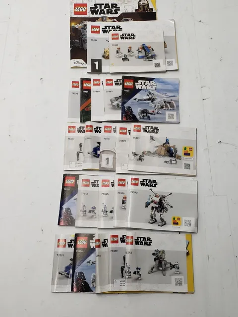 LEGO Star Wars Instruction Manuals Lot 23 Booklets Sets 75320 75372 75410