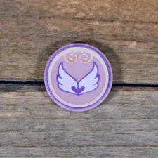 LEGO Medium Lavender 2x2 Bottom Stud Holder Elves Wind Power Icon 14769pb030