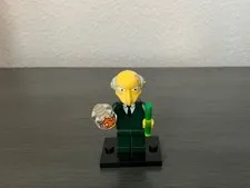 Lego The Simpsons Mr. Burns minifigure w/stand RARE series 171005