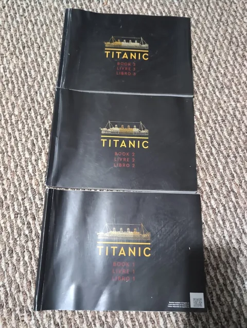 LEGO 10294 Titanic Building Instructions Set Booklets Instruction Manuals 1 2 3