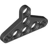 LEGO Part 2905 - Black Technic Beam Triangle Thin [Type I]