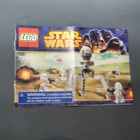 Lego 75036 Star Wars Utapau Troopers Battle Pack - INSTRUCTION MANUAL ONLY