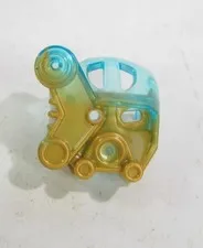 LEGO 2015 Bionicle Kanohi Mask of Ice Marbled Trans-Light Blue Pattern Part