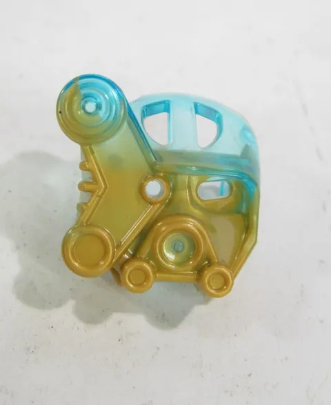 LEGO 2015 Bionicle Kanohi Mask of Ice Marbled Trans-Light Blue Pattern Part
