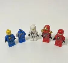 Lego Ninjago The Golden Weapons Minifigure Lot Of 5 Jay Zane Kai READ