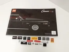 LEGO Icons 10304 Chevrolet Camaro Z28 Manual And Stickered Parts Shown-ONLY