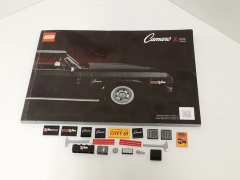 LEGO Icons 10304 Chevrolet Camaro Z28 Manual And Stickered Parts Shown-ONLY