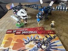 LEGO NINJAGO Spinners 2521 Lightning Dragon Battle Set 645pcs w/ Instructions