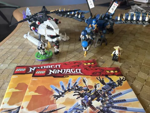 LEGO NINJAGO Spinners 2521 Lightning Dragon Battle Set 645pcs w/ Instructions