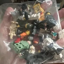 LEGO Bulk Lot Mixed Minifigure Parts, Multicolor Plastic, Bagged, SpongeBob