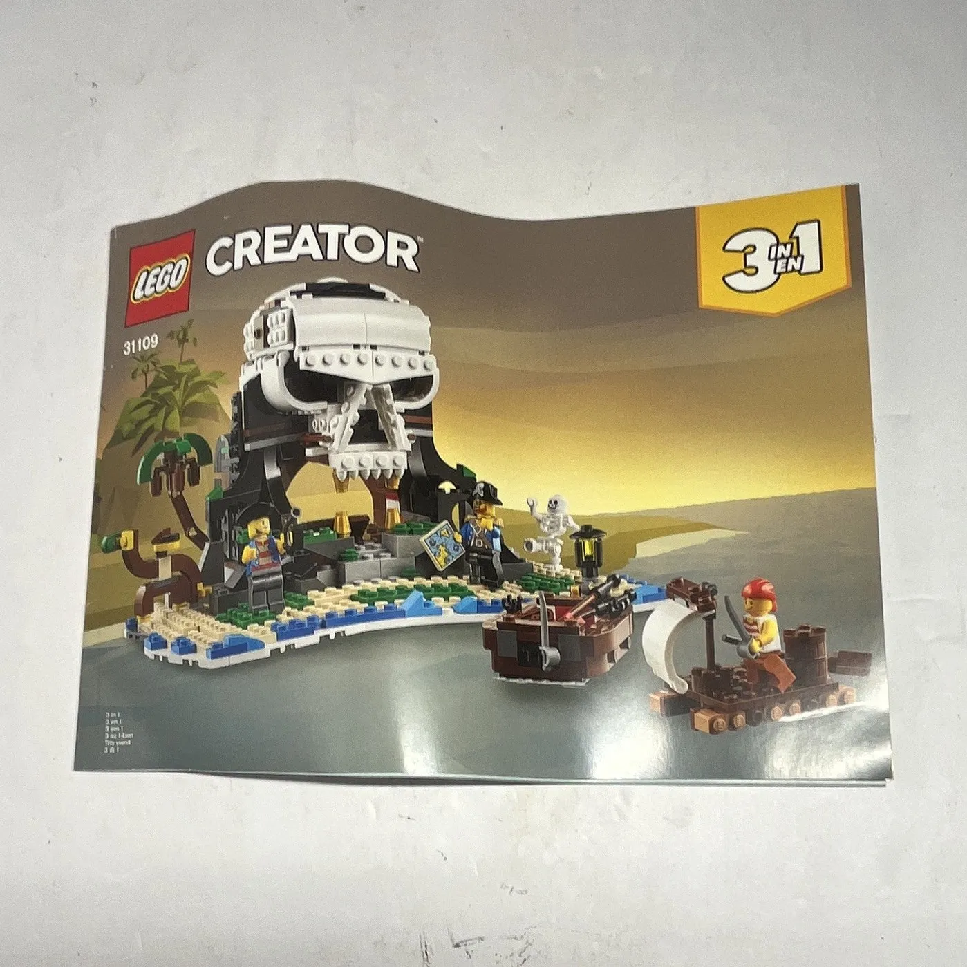 LEGO Creator 31109 Pirate Ship Illustrated Instruction Manual Booklet English
