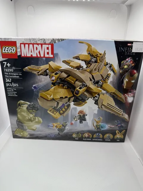 LEGO Marvel The Avengers vs. the Leviathan Set 76290 347pcs Hulk 7+