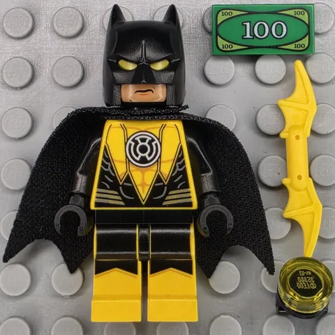 Lego DC Super Heroes Minifigure SH0534 Yellow Lantern Batman
