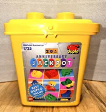 Lego 20th Anniversary Yellow  Container ONLY... NO BLOCKS