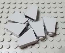 LEGO Lot of 6 Light Bluish Gray Elves 2x1x2 Slopes