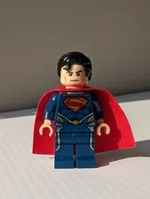 LEGO DC Super Heroes Superman Minifigure sh368 76096 Complete With Cape Genuine 