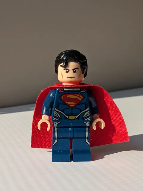 LEGO DC Super Heroes Superman Minifigure sh368 76096 Complete With Cape Genuine 