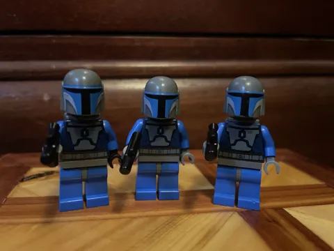 LEGO Star Wars lot of 3 Mandalorian Death Watch Warriors Minifigures Authentic 