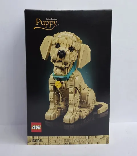 LEGO Icons Golden Retriever Puppy 11384 Building Kit for Adults 2102 Pieces