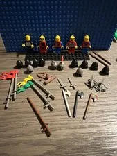 Vintage LEGO Castle Minifigures And Accessories Lot