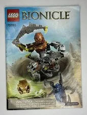 LEGO BIONICLE 70785 Pohatu Master of Stone Instruction Manual Booklet Genuine